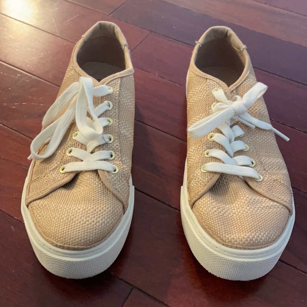 Tan sneakers for everyday